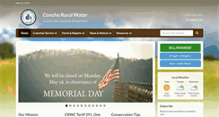 Desktop Screenshot of conchoruralwater.com