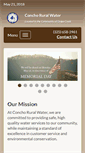 Mobile Screenshot of conchoruralwater.com